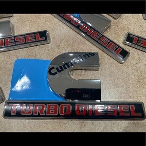 CUMMINS TURBO DIESEL emblems